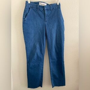 Frank And Eileen Pants Jean Wicklow Capri Chino 4 Raw Hem